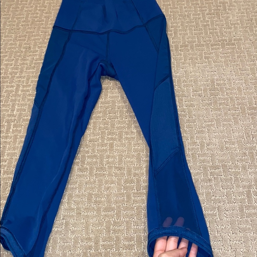 Blue lulu lemon joggers
